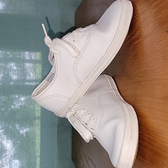 Girls Keds Champion Leather Sneakers, White, 11.5W, New-Slight Defect - Picture 8 of 16